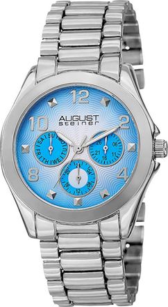 August Steiner Quartz Blue Dial Ladies Watch AS8150SS