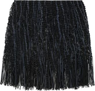 Roberta Einer Element Macrame Mini Rok - Dames - Korte rokken - Zwart - M - Katoen - Rokken