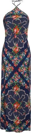 Cara Cara Andes maxi-jurk met bloemenprint - Blauw