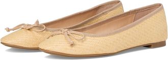 Bandolino Paprika Womens Flat Shoes Light Natural Woven : 8.5 M, Faux Leather