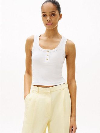 Tommy Hilfiger Henley Slim Tank Top