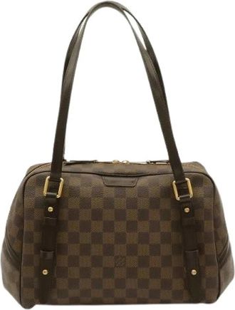 Louis Vuitton Pre-owned Damier Tote Bag - Dames - Vintage Handtas - Bruin - ONE Size - Vintage