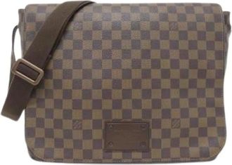 Louis Vuitton Pre-owned Cross Body Bags, female, Brown, Size: ONE SIZE Pre-owned Vintage Damier Shoulder Bag