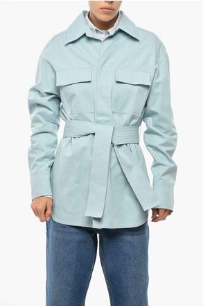 Super Blond Gabardine Saharan Shirt with Belt size 38