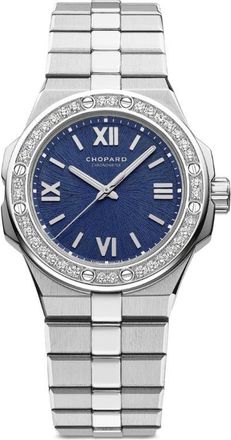 Chopard Alpine Eagle 33mm - women - stainless steel/Diamond - One Size - Blue