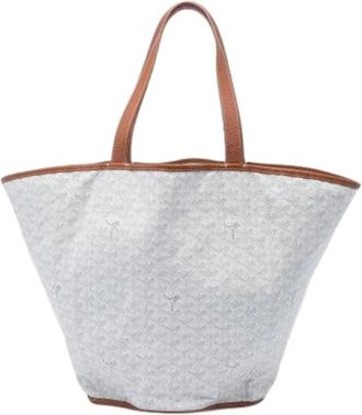 Goyard Pre-owned Belharra Tote - Dames - Vintage Shopper - Grijs - ONE Size - Leer - Vintage