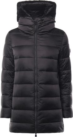 Save The Duck Jade Coat With High Collar