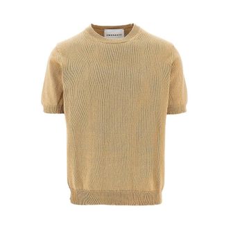 Amaranto Distressed finishes knitted T-shirt Man S