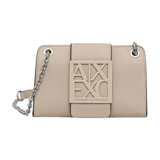A|X Armani Exchange Crossbody Bag - Dames - Schoudertassen - Beige - ONE Size - Polyester - Tassen