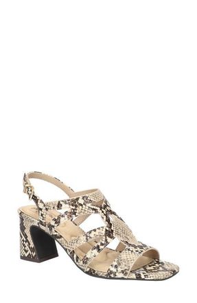 Easy Street Divine Slingback Sandal in Taupe Snake at Nordstrom, Size 9.5