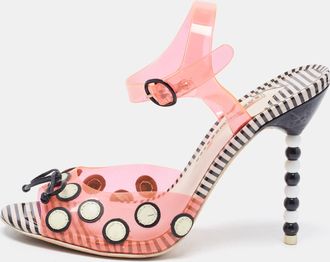 Sophia Webster Orange Jelly Bow Ankle Strap Sandals