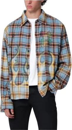Amiri Hombre, Camisas, Azul, Talla: XL