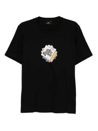 Paul Smith graphic-printed T-shirt - Black