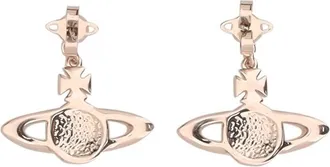 Vivienne Westwood Womens Balbina Earrings Platinum - Cream Pearl Brass