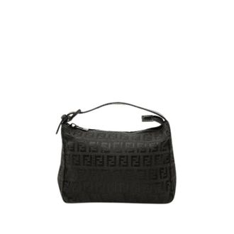 Fendi Pre-owned Mini Bag - Dames - Pre-owned - Zwart - Maat: ONE Size Leer