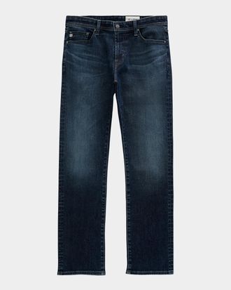 AG - Adriano Goldschmied Protege Dark-Wash Straight-Leg Jeans
