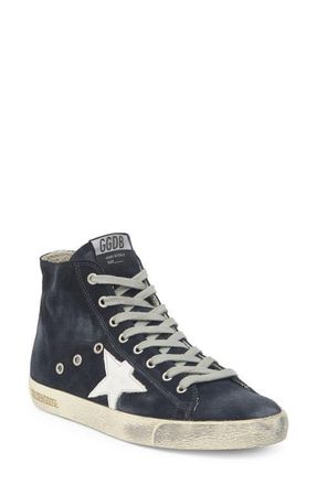Golden Goose Francy High Top Sneaker in Night Blue/White at Nordstrom, Size 9Us