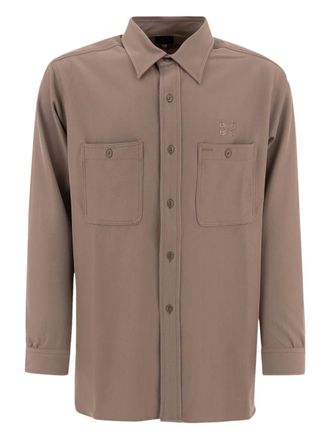 Needles chest-pocket shirt - Brown