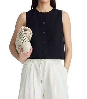 Apiece Apart Godet Tank Top In Black