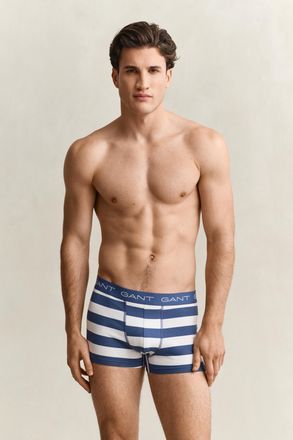 GANT Men 3-Pack Striped Trunks (XXXL) VINTAGE BLUE