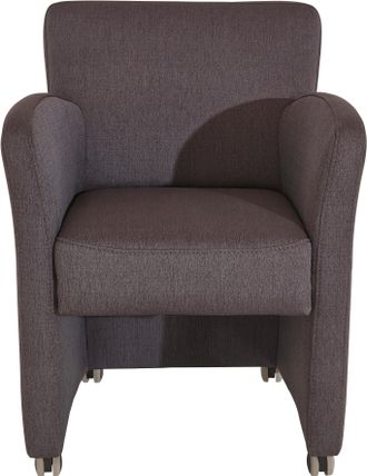 Exxpo Sofa Fashion Sessel »Intenso, Loungesessel, modern, wahlweise in Leder oder Textil« hohe Bodenfreiheit, frei im Raum stellbar, hoher Sitzkomfort