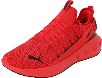 Puma Unisex SOFTRIDE Carson Fresh Road Running Shoe, for All TIME RED Black, 8 UK