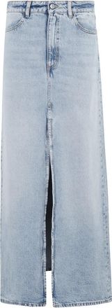 Icon Denim Los Angeles Dames, Rokken, Blauw, Maat: W27 Denim