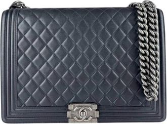 Chanel Pre-owned Shoulder Bag - Dames - Vintage Schoudertas - Zwart - ONE Size - Leer - Vintage