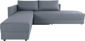 Looks by Wolfgang Joop Ecksofa »LooksIII L-Form« durch Drehfunktion zum Bett wandelbar, inklusive Staufach