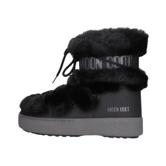 Moon Boot Fitness, Dames, Zwart, 40 EU, Ltrack Snowboot met imitatiebont