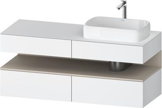 Duravit Qatego Consola Mueble Bajo Lavabo, 2 Extensiones, 2 - Duravit