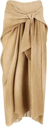 Ermanno Scervino Draped midi skirt