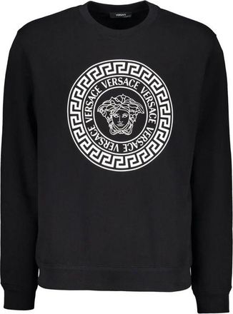 Versace Black Cotton Mens Sweatshirt