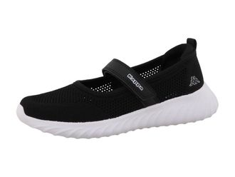 Kappa Sneaker Ballerinas KAPPA FANIA, Damen, Gr. 36, schwarz, Synthetik, Schuhe Sneaker Ballerinas, Sommerschuhe, Freizeitschuh, Halbschuh, Slipper