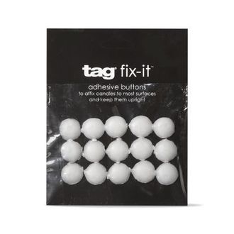 Tag Fix-It Buttons Candle Sticky Dots 15pc Adhesive Adapters in White at Nordstrom