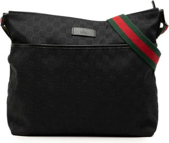 Gucci Pre-owned Gucci GG Canvas Web Crossbody Unisex 2DERPFM8XVLUL7DW