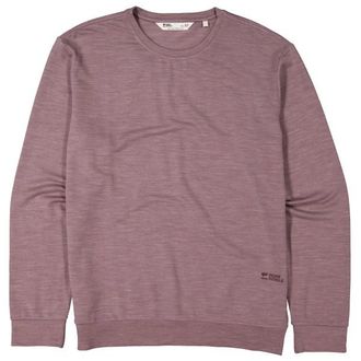 Mons Royale Horizon Merino Crew Merinopullover f&uuml;r Herren | braun/rosa