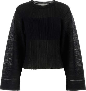 Stella McCartney Black viscosa blend top