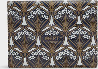 Liberty Womens Iphis bi-fold card case Made with Liberty Fabric