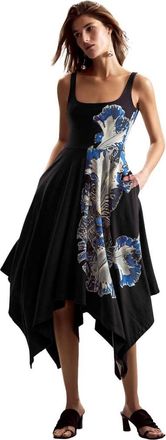 Desigual vestito disegnato da mr. christian lacroix in nero