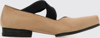 Uma Wang Ballerine Mary Jane in pelle con punta squadrata e lacci elasticizzati