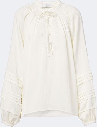 Xu Zhi Oversized embroidered blouse