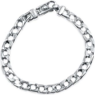 Pompeii3 Mens Link 14k Gold (34gram) or Platinum (54gram) 8mm Bracelet 8.5