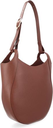 Longchamp Womens Hobo Bag Le Foulonn&eacute; Large Brown Cowhide Leather Shoulder