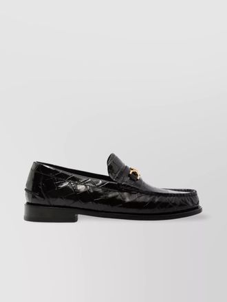 Versace leather loafers