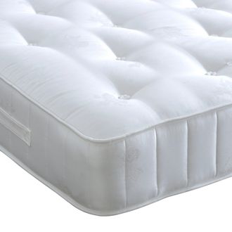 Bedmaster Crystal 1400 Pocket Sprung Mattress in White | Size: Small Single