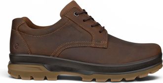 Ecco Ecco Mens Camel Brown Leather Waterproof Casual Shoes - Rugged Track 25