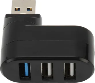 OEM Concentrador Usb Plug-and-play, Concentrador Usb 3.0 Giratorio De 3 Puertos, Compatible Con Pc, Port&aacute;tiles, Etc., Admite Conexi&oacute;n En Caliente Y Transf