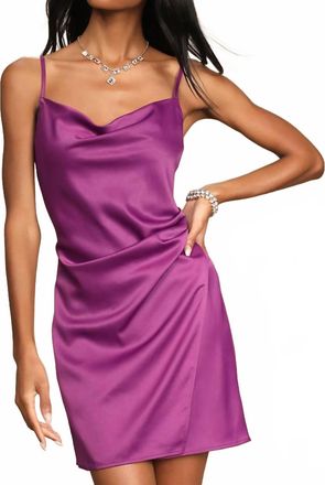 Lulus Muse Mini Dress In Violet