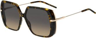 HUGO BOSS Authentieke Stijlvolle Brillen Premium Kwaliteit - Dames - Zonnebrillen - Geel - 57 MM - Accessoires